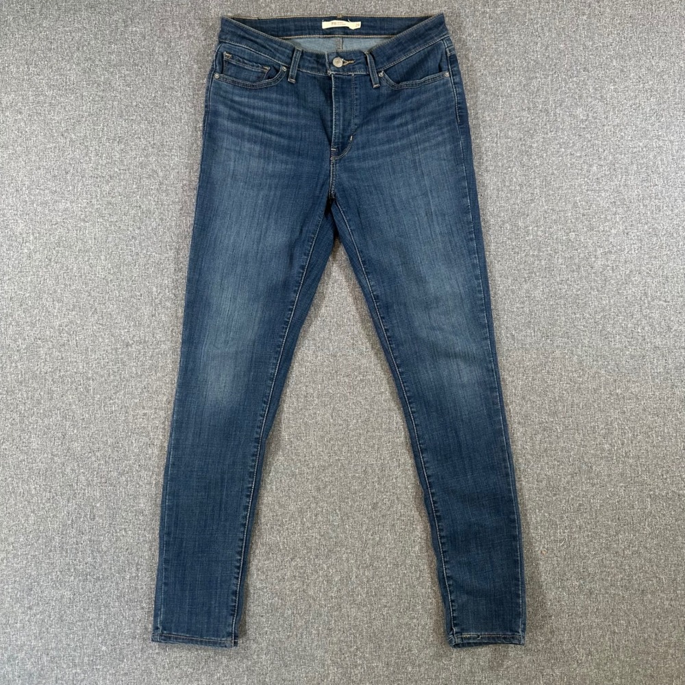 Levi's Jeans Women 29 711 Skinny Filiforme Blue Stretch Denim Excellent